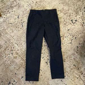 Navy ankle skinny work pant